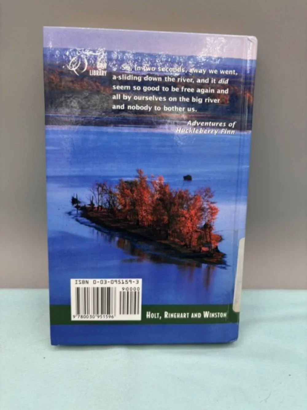 Mark Twain: Adventures of Huckleberry Finn With Connections 1995 Hardcover